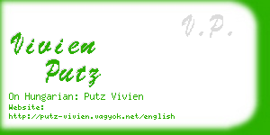 vivien putz business card
